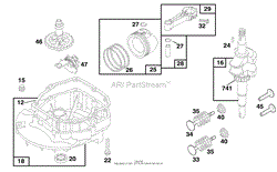 ENGINE BRIGGS &amp; STRATTON MODEL 12F802-0667-01(4)