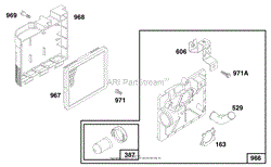 ENGINE BRIGGS &amp; STRATTON MODEL 12F802-0667-01(9)