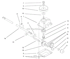 GEAR CASE ASSEMBLY NO. 104-7593