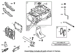 CYLINDER ASSEMBLY BRIGGS AND STRATTON 12H802-1720-B1