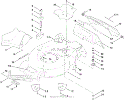 HOUSING AND REAR DOOR ASSEMBLY