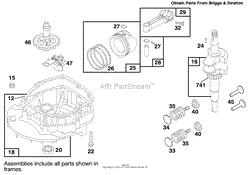 ENGINE BRIGGS &amp; STRATTON MODEL 12F802-0667-01(4)