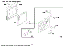 ENGINE BRIGGS &amp; STRATTON MODEL 12F802-0667-01(7)