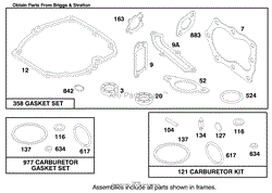 ENGINE BRIGGS &amp; STRATTON MODEL 12F802-0667-01(8)