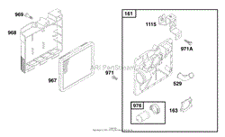 ENGINE BRIGGS &amp; STRATTON MODEL 12F802-1767-E1(2)