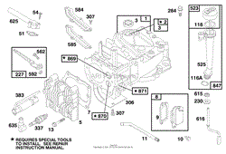 ENGINE BRIGGS &amp; STRATTON MODEL 12F802-1767-E1(5)