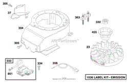 ENGINE BRIGGS &amp; STRATTON MODEL 12F802-1767-E1