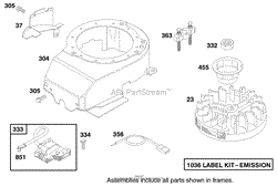 ENGINE BRIGGS &amp; STRATTON MODEL 12F802-1787-E1(6)