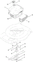 ENGINE AND BLADE ASSEMBLY