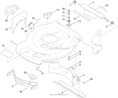 HOUSING AND REAR DOOR ASSEMBLY