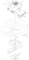 ENGINE AND BLADE ASSEMBLY