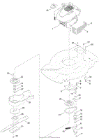 ENGINE AND BLADE ASSEMBLY