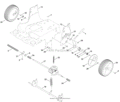 REAR WHEEL HEIGHT-OF-CUT ASSEMBLY