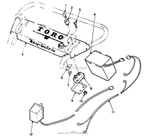 DELCO &quot;ENERGET&quot; BATTERY (USED ON 21&quot; WHIRLWIND S.P. KEY-LECTRIC START)