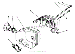 MUFFLER ASSEMBLY (MODEL NO. 47PK9-3)