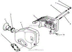 MUFFLER ASSEMBLY (MODEL NO. 47PR4-7)