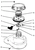 RECOIL ASSEMBLY (MODEL NO. 47PR4-7)