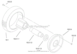 FRONT TIRE &amp; WHEEL ASSEMBLY