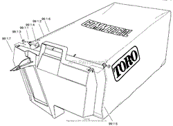 GRASS BAG ASSEMBLY NO. 99-2535