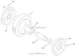 REAR WHEEL &amp; TIRE ASSEMBLY