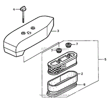 AIR CLEANER ASSEMBLY HONDA GXV160K1 A12