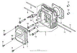 CYLINDER HEAD ASSEMBLY HONDA GXV160K1 A12