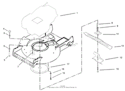 ENGINE AND BLADE ASSEMBLY