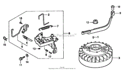 FLYWHEEL ASSEMBLY HONDA GXV160K1 A12