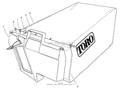 GRASS BAG ASSEMBLY NO. 106-0975