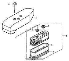 AIR CLEANER ASSEMBLY HONDA GXV160K1 A1