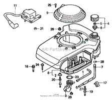 FAN COVER ASSEMBLY HONDA GXV160K1 A1