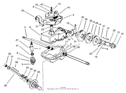 GEAR CASE ASSEMBLY NO. 74-1861