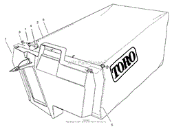 GRASS BAG ASSEMBLY NO. 99-2535