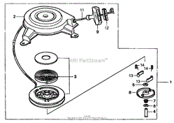 RECOIL STARTER ASSEMBLY HONDA GXV160K1 A1