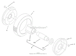 WHEEL AND TIRE ASSEMBLY NO. 100-2860