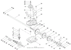 GEAR CASE ASSEMBLY NO. 74-1861