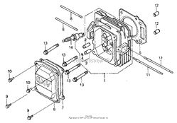 CYLINDER HEAD ASSEMBLY HONDA GXV160K1 A1