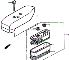 AIR CLEANER ASSEMBLY HONDA GXV160K1-A1T