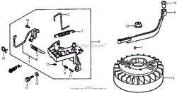 FLYWHEEL ASSEMBLY HONDA GXV160K1-A1T