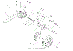 GEAR CASE AND REAR WHEEL ASSEMBLY