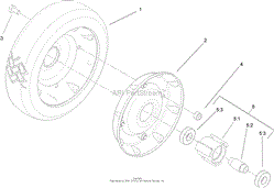 WHEEL AND TIRE ASSEMBLY NO. 53-7720