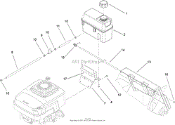 ENGINE AND TANK ASSEMBLY