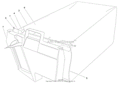 GRASS BAG ASSEMBLY NO. 106-0975