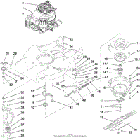 ENGINE AND BLADE ASSEMBLY