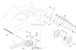 REAR DRIVE AND WHEEL ASSEMBLY