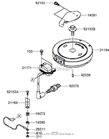 ELECTRIC EQUIPMENT ASSEMBLY KAWASAKI FJ180V-AS30