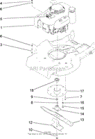 ENGINE AND FUEL TANK ASSEMBLY