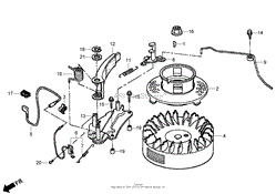 FLYWHEEL ASSEMBLY HONDA GXV160UH2 A1T