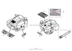 LABEL AND TOOL ASSEMBLIES HONDA GXV160UH2 A1T