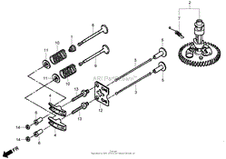 CAMSHAFT ASSEMBLY HONDA GXV160UH2 A1T